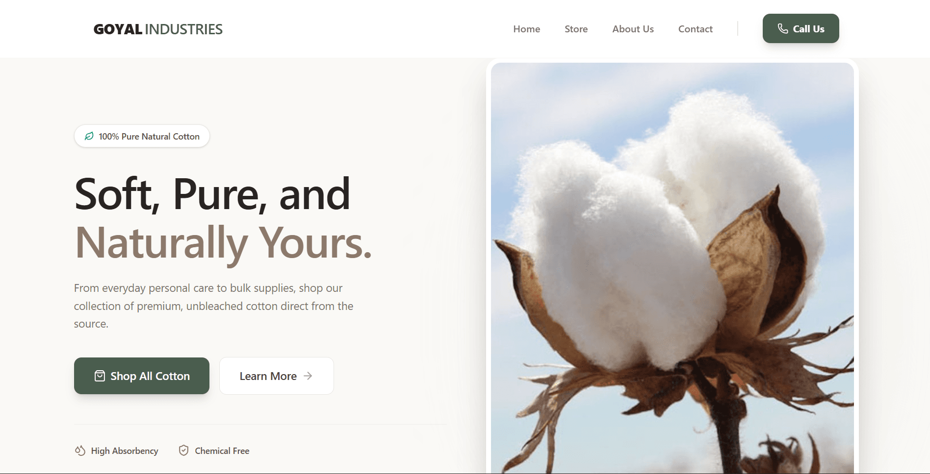 Echflux Project Build: Cotton